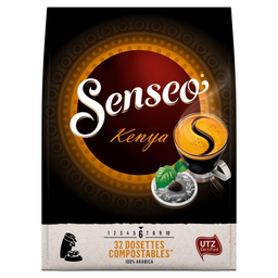 SENSEO Café Dosettes 100% Kenya : 222 g