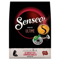 SENSEO Café Dosettes Noir Ultime : 222 g