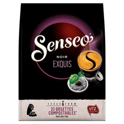 SENSEO Café dosettes Compatibles Noir Exquis