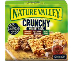 NATURE VALLEY crunchy variety pack 5X42g