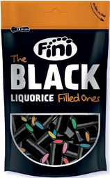 FINI Black Liquorice Filled Ones 180 g