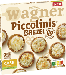 WAGNER Pizza Piccolinis Brezel Käse 234 g