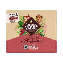 JACQUES VABRE Café molido 2 paquetes de 225 g