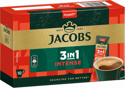 JACOBS Instant Sticks Kaffee Instant Getraenk 3In1 Intense 10x11,1 g