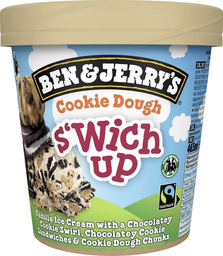 BEN & JERRY´S pint cookie dough s'wich up 465ml