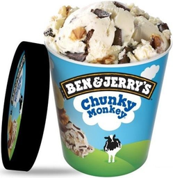 BEN & JERRY´S pint chunky monkey 465ml