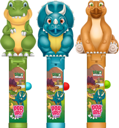 Dino & Friends Pop Ups Lollipop 10 g