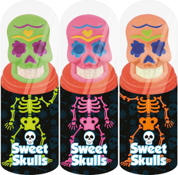 SWEET SKULLS Piruleta 3D 40 g