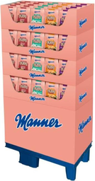 MANNER christmas lebkuchen 4 sort, display, 120 pcs