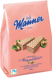 MANNER original neapolitaner haselnusscreme waffeln 400g