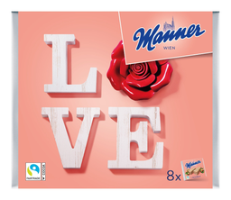MANNER neapolitaner geschenkspackung love edition 8X75g