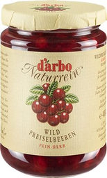 DARBO naturrein wildpreiselbeerkompott 400g