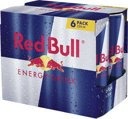 RED BULL Energy Drink 6 x 250 ml