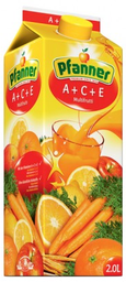 PFANNER A+C+E Mehrfruchtsaft Getränk 30% 2000 ml