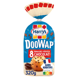 DOOWAP Brioches aux pepites de chocolat sans additifs HARRYS