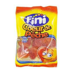 FINI Sour Peach Hearts Halal Candy 0.09 kg