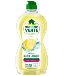 MAISON VERTE liquide vaisselle fleurs de citronnier peaux sensible 500ml
