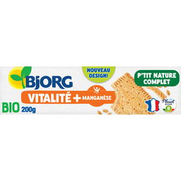 BJORG Biscuits bio P'tit nature