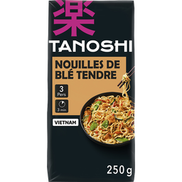 TANOSHI Fideos de trigo tiernos secos 250 g