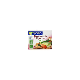 BJORG cube bouillon légume boîte 66g