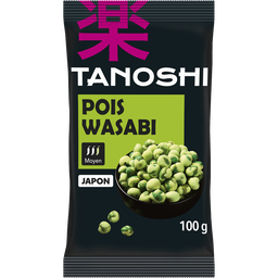 TANOSHI Crackers aperitivo japonés guisantes Wasabi 100 g