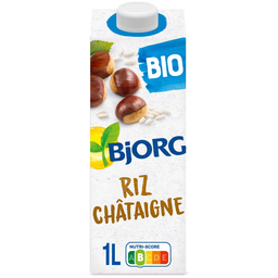 BJORG Organic Rice and Chestnut Plant-Based Drink 1 L