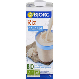 BJORG Boisson Végétale Riz Calcium Bio 1 L
