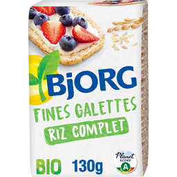 BJORG Fines galettes de riz complet bio 130 g