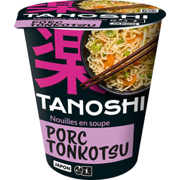 TANOSHI Cup fideos japoneses sabor cerdo tonkotsu 65 g