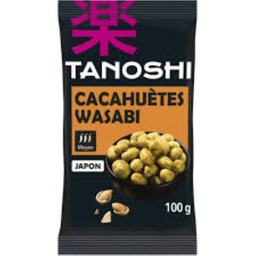 TANOSHI Cacahuete wasabi aperitivo japonés 100 g