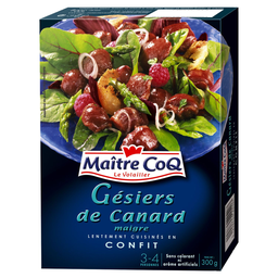MAÎTRE COQ Mollejas de pato confitadas 300 g