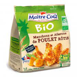 MAÎTRE COQ Alitas y puntas de pollo Bio 250 g