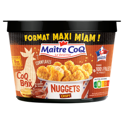 MAITRE COQ Nuggets de pollo crispy en caja 585 g