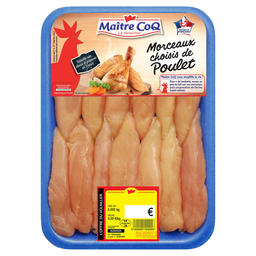 MAITRE COQ Aiguillettes de filet de poulet 450 g