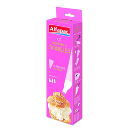 AL'APAC Piping Bag Kit with Nozzles 8 and 3