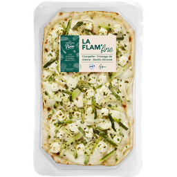 PIERRE SCHMIDT Tarte fine Courgette Chèvre Basilic PIERRE SCHMIDT
