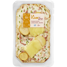 PIERRE SCHMIDT Tarte fine pomme de terre lardon raclette PIERRE SCHMIDT