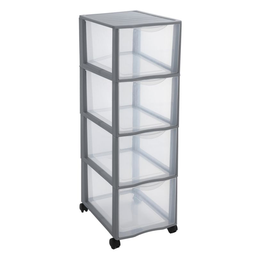 SUNDIS Torre De Arrumação 4 Gavetas 14 L