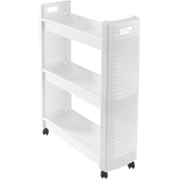 SUNDIS Estante Presto Country, Plástico, Branco, 60 X 22 X 78 cm