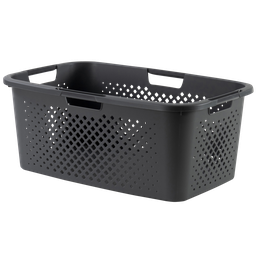 SUNDIS Cesto de roupa suja Pixel Cinza 40 L