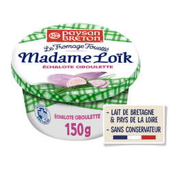 PAYSAN BRETON Fromage Fouetté Madame Loïk Echalote Ciboulette PAYSAN BRETON