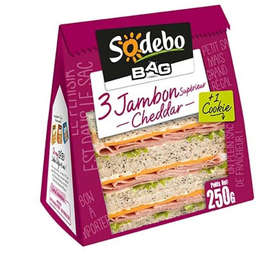 SODEBO B.A.G Jambon/Emmentalઊ⒉ 250 g