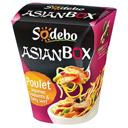 SODEBO Asian Box Poulet Leg 300 g