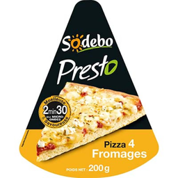 SODEBO Pizza Presto 4 Fromages 200 g