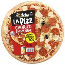 SODEBO La Pizz Pizza Chorizo 470 g