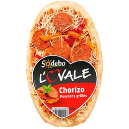 SODEBO Pizza Ovalada Chorizo 200 g