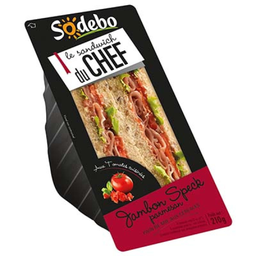 SODEBO Sándwich Jamón Italiano/Mozzarella 210 g