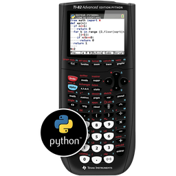 TEXAS INSTRUMENTS Calculatrice graphique TI-82 Advanced Edition Python TEXAS INSTRUMENTS