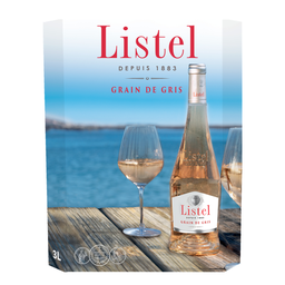 LISTEL Vin Rosé I.G.P. Terres Du Midi Grains de Gris