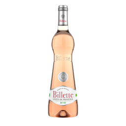 BILLETTE Vin Rosé A.O.P. Provence Bio 75 cl